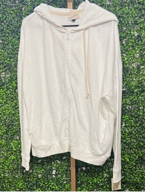 Universal Thread Cream Zip-Up Hoodie Jacket